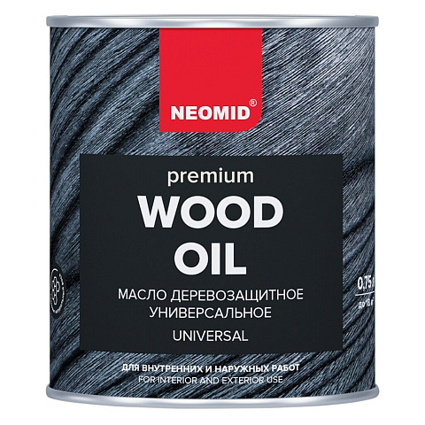 Масло Neomid, Premium, деревозащитное, бесцветное, 0.75 л