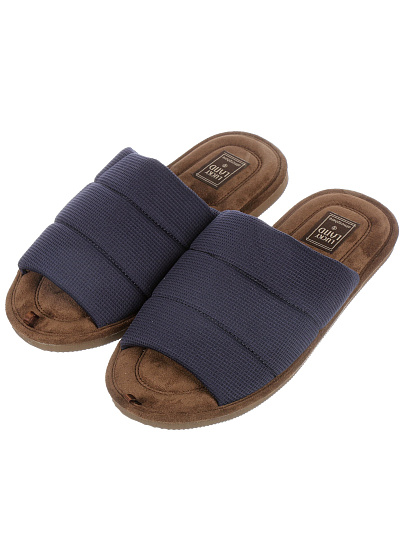 Тапки для мужчин, полиэстер, ЭВА, в ассортименте, р. 44, открытые, Lucky Land, 5091M-CH-O