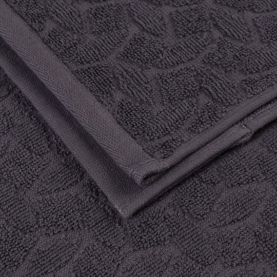 Полотенце банное 50х90 см, 100% хлопок, 500 г/м2, Lidya Jacquard, Anilsan, мокрый асфальт, Турция, 90995090