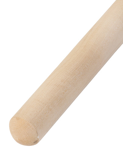 Черенок диаметр 40 мм, дерево, береза, 120 см, высший сорт, шлифованный, ХО/1