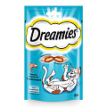Корм для животных Dreamies, 60 г, для кошек, лакомство, лосось, 52352