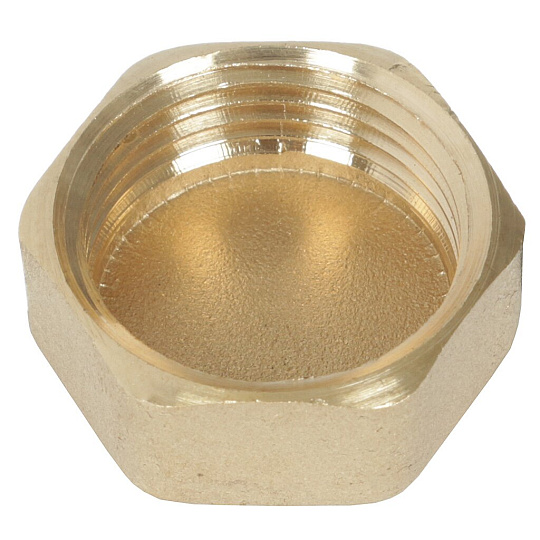 Заглушка 1/2'', г, латунь, внутренняя резьба, N