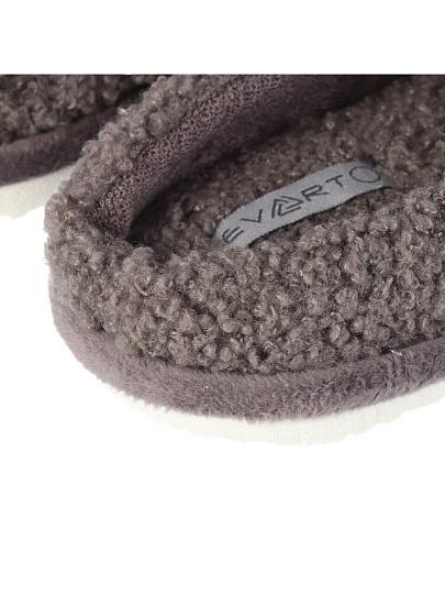 Тапки для мужчин, текстиль, серые, р. 42, закрытые, J2023-06