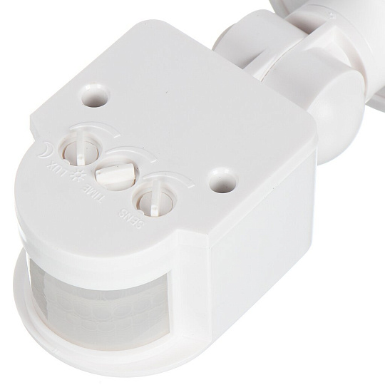 Датчик движения настенный, 1200 Вт, 5-420 с, 11 м, IP44, белый, General Lighting Systems, GMS1-W-11-7-W, 475 800