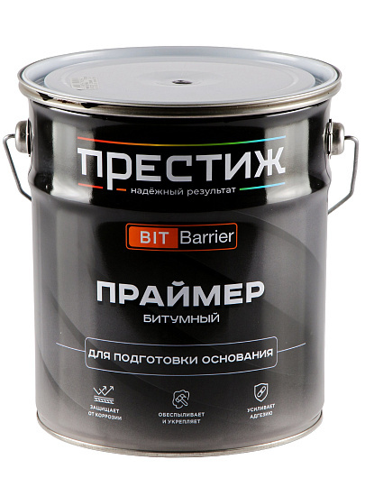 Праймер битумный, Престиж, для наружных работ, 3.5 кг, для подготовки основания
