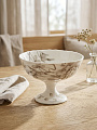Ваза для конфет, фарфор, 11х15 см, Lefard, Белый цветок, 86-2437