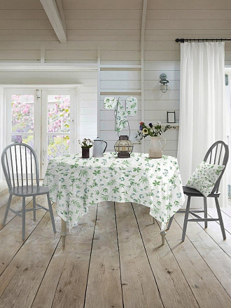 Скатерть 144х200 см, 100% хлопок, 150 г/м2, Самойловский текстиль, Дендра