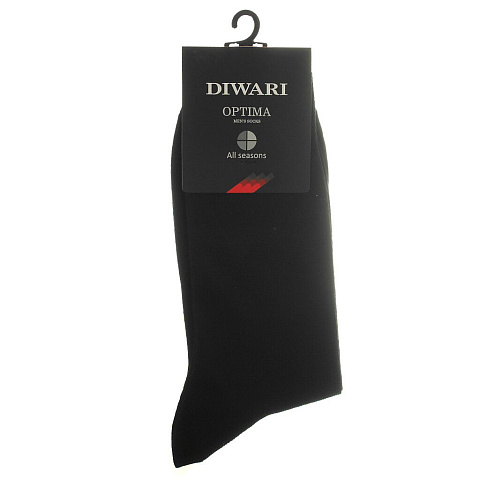 Носки для мужчин, хлопок, Diwari, Classic cool effect, 000, черные, р. 27, 7С-23 СП