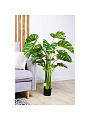 Дерево искусственное декоративное Монстера, в кашпо, 130 см, Y4-3406