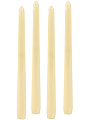 Свеча декоративная, 25.5х2.2 см, 4 шт, слоновая кость, Kukina Raffinata, античная, 500342-10