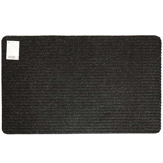 Коврик грязезащитный 50х80 см, прямоугольный, черный, Soft, ComeForte, XTS-1004