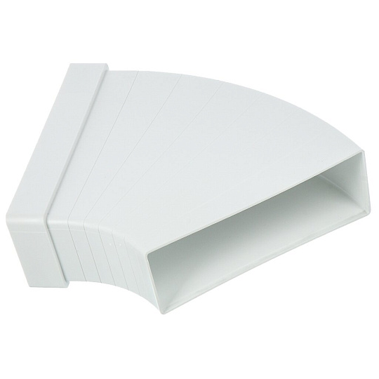 Колено плоское пластик, Event, 601204 КРП