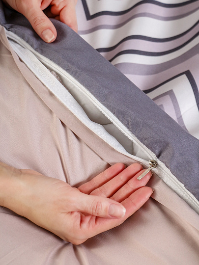 Постельное белье 1.5-спальное, простыня 145х215 см, 1 наволочка 70х70 см, пододеяльник 145х215 см, Майская ночь, микросатин, Берт, SJT2501-8