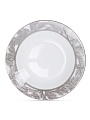Тарелка суповая, фарфор, 20 см, круглая, Frozen Pattern, Fioretta, TDP591 - фото 2