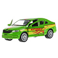 Машина Технопарк, Skoda Rapid Cпорт, 12 см, инерционная, открывающие двери и багажник, SB-18-22-SR-S(G)-WB - фото 3