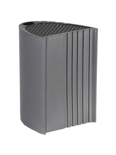 Подставка для ножей, пластик, 14.7x22.3 см, серая, Y4-8332