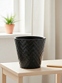 Горшок для цветов пластик, 1.6 л, 16х16х14.5 см, оникс, InGreen, Manhattan, IG670110028