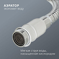 Смеситель для кухни, Aqwin, гибкий излив, с кран-буксой, хром, A5871-7 - фото 2