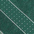 Полотенце банное 50х90 см, 100% хлопок, 420 г/м2, Горошек, Silvano, изумрудное, Турция, D28-15 - фото 2
