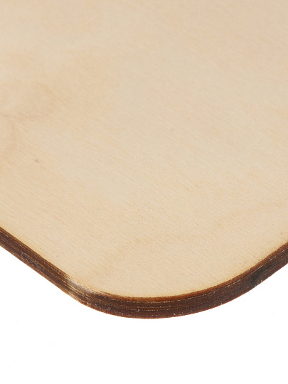 Доска дерево, разделочная, 29х21х0.6 см, с ручкой, голубая, прямоугольная, Цветы, К-295