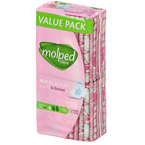 Прокладки женские Molped, Ultra Normal, 18 шт
