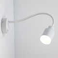 Светильник бра General Lighting Systems, Сказка, 50 Вт, GU10, на 1 лампочку, IP20, 38х8х8 см, на гибком основании, белый, 661938 - фото 2