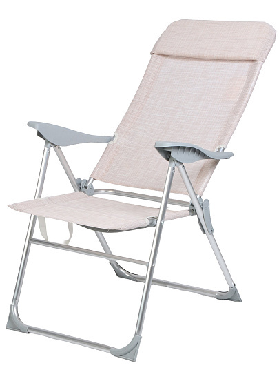 Шезлонг пляжный складной, металл, 61х64х109 см, 100 кг, Green Days, YT-36-mel