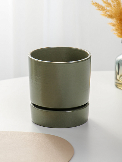 Горшок керамика, 0.9 л, форест, Берген № 2, 021682