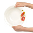 Тарелка суповая керамическая, 200 мм, Красные маки 063/8 Кубаньфарфор - фото 4