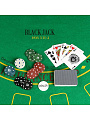 Игра настольная 5в1, 33х29х6.5 см, фишки 100 штук, колода карт, рулетка, Y6-6374 - фото 4