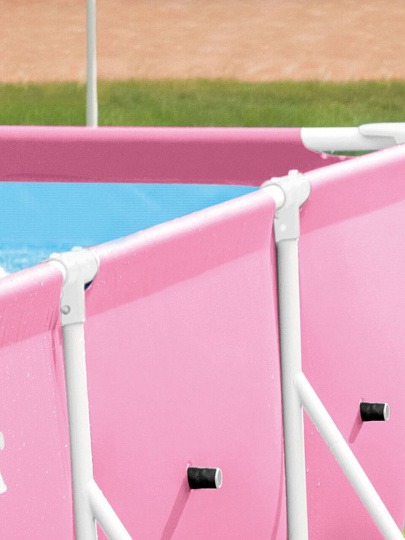 Бассейн каркасный Intex, 220х150х60 см, Pink Frame Pool, 28266NP, 1662 л, розовый