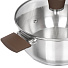 Набор посуды нержавеющая сталь, 6 предметов, кастрюли 2.8,4.8 л, ковш 1.4 л, индукция, Daniks, Бруно, SD-A95-6 - фото 4