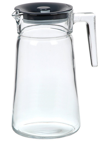 Кувшин стекло, 2 л, с крышкой, Pasabahce, City, 43038B, grey