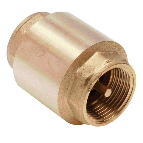 Клапан обратный 3/4", г-г, шток латунь, AquaLink