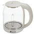 Чайник электрический Lofter, белый, 2 л, скрытый нагревательный элемент, стекло - фото 2