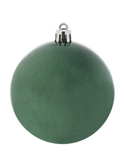 Елочный шар 6 шт, зеленый, 8 см, пластик, SYQB- 0124233