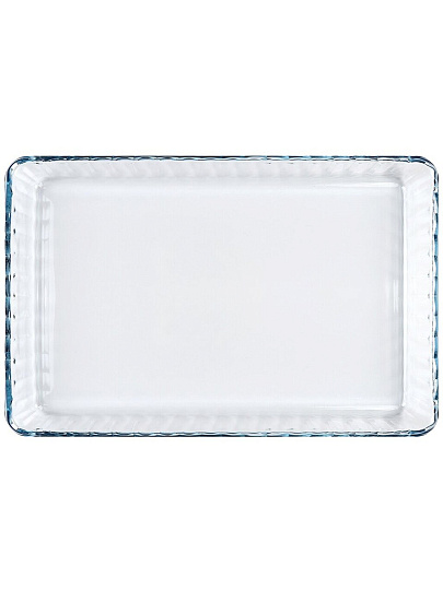 Форма для запекания стекло, 24х37 см, 2.85 л, прямоугольная, Borcam, 59984