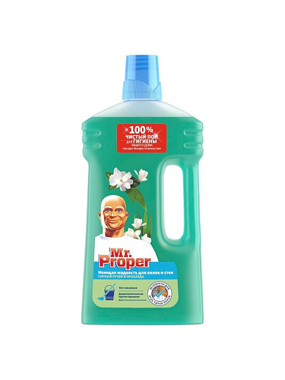 Средство для мытья полов и стен Mr.Proper, Горный ручей, 1 л, MP-81630427