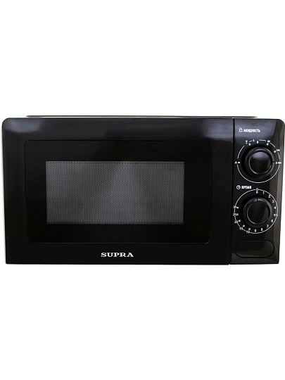 Микроволновая печь Supra, 20MB20, 20 л, 700 Вт, механическая, 5 уровней мощности, черная
