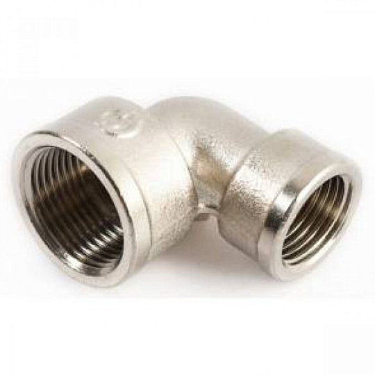 Уголок 1/2''х3/4'', г-г, никель, STI