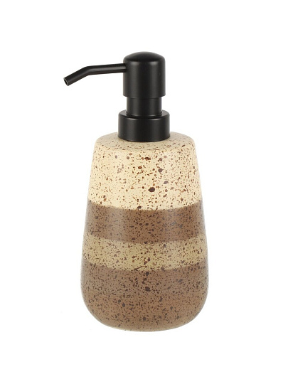 Дозатор для жидкого мыла, Мираж, керамика, 8.4x12.2/17.4 см, 350 мл, BCE0771AA-LD