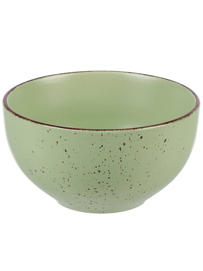 Салатник керамика, круглый, 14.5х7.5 см, OH!SPLASH, Domenik, DMD174, зеленый