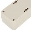 Сетевой фильтр 5 гн, 3 м, 3х1 мм², с/з, 16 А, +2USB +TYPE C, 3,5 кВт, сер, Jett, 171-503 - фото 4