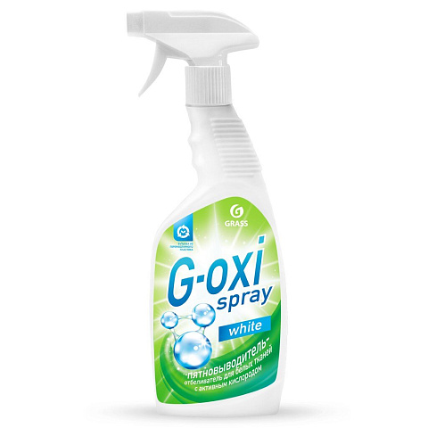 Пятновыводитель-отбеливатель Grass, G-oxi spray, 600 мл, жидкость, кислородный, 125494