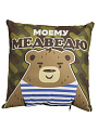 Подушка декоративная, 40х40 см, Моему медведю, 100% полиэстер