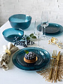 Сервиз столовый стекло, 18 предметов, на 6 персон, Luminarc, Idylle London Topaz, Q4077, синий