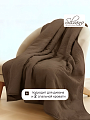 Покрывало евро, 220х240 см, 100% полиэстер, стеганое, Silvano, Модерн, шоколад - фото 3