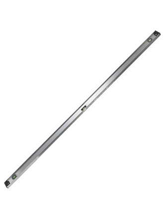 Уровень алюминий, 1800 мм, 2 глазка + 1 поворотный, линейка, рельс, серебристый, Bartex, №0021