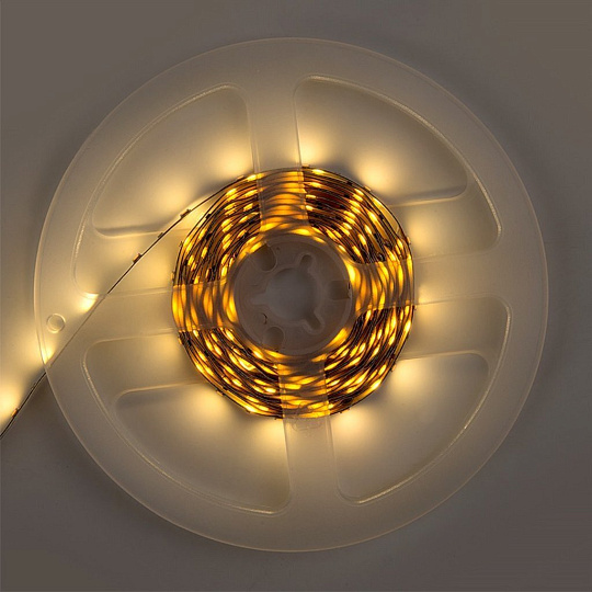 Лента светодиодная SMD 2835, 4.8 В, IP20, 3 м, 12 Вт, готовый комплект, адаптер, General Lighting Systems, GLS-2835-60-4.8-12-IP20-PRO-3-3-KIT, 500021