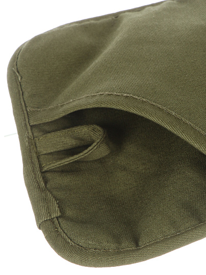 Прихватка 16х16 см, 100%пэ, зеленый, B180054